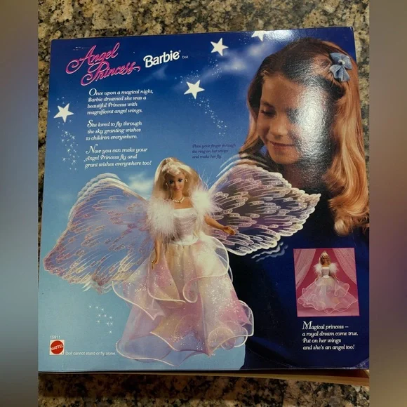 Barbie Angel Princess with Glittering Wings - Picture 5 of 6